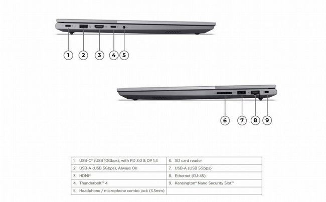 ���� ����� Lenovo ThinkBook 16 Gen 8 IAL AI PC 16" FHD+ Intel� Core� Ultra 5 225U 21SK008LIV