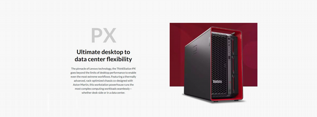 ���� ����� ����� Lenovo ThinkStation PX For AI 30EUCTO1WW