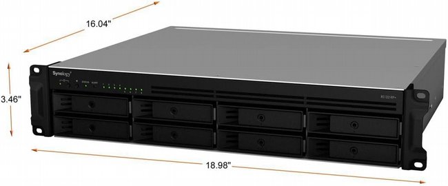 ���� ������ �������� ������� �������� Synology DiskStation RS1221RP+/8X 22TB SATA 146TB NETO 10GB OPTI 3YR    