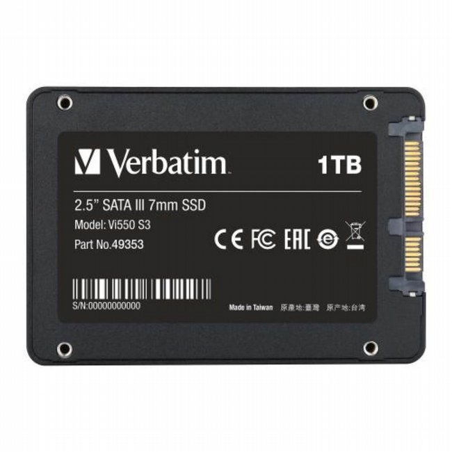 ���� ���� Verbatim 1TB SSD S3 2.5 VI550 49353
