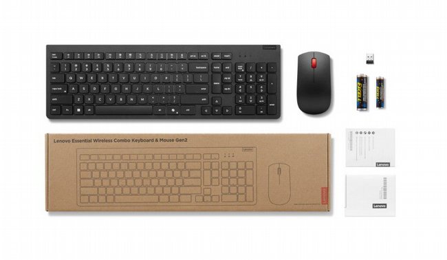 �� ������ Lenovo Essential Wireless Combo Keyboard & Mouse Gen2 4X31R64470 