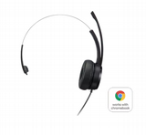 אוזניות חוטיות Lenovo 100 Mono USB Headset 4XD1B61617