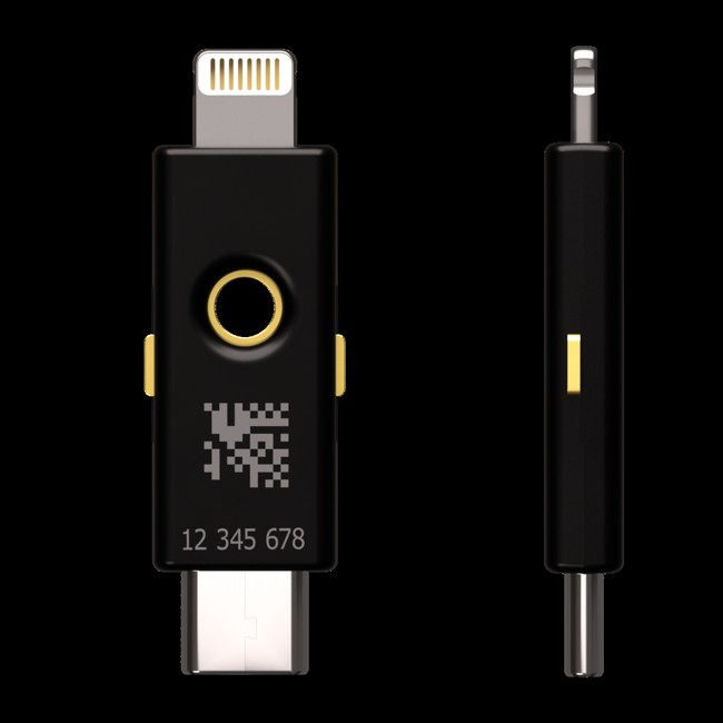 ���� ����� ����� YubiKey 5Ci USB-C & Lightning