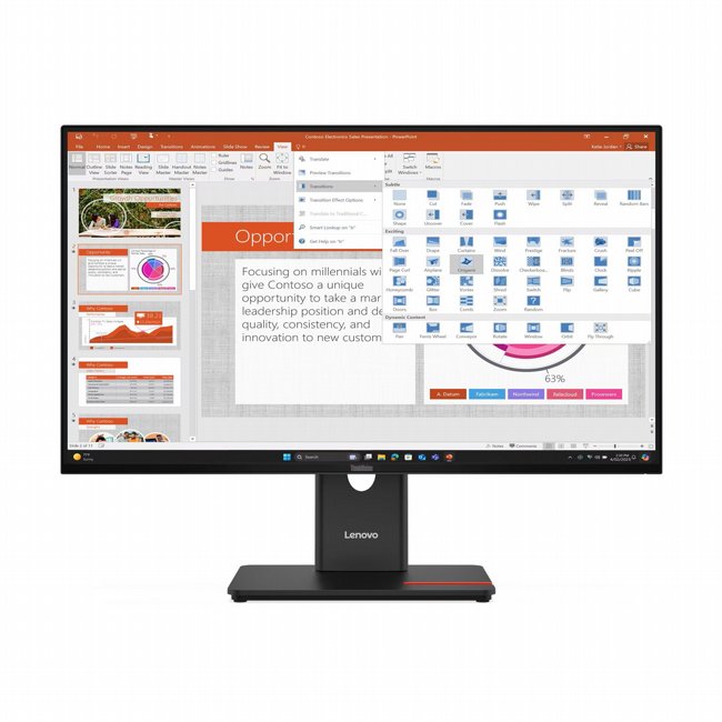 ��� ����� 27 ���� Lenovo ThinkVision T27-40 IPS Monitor 64A5MAT6IS