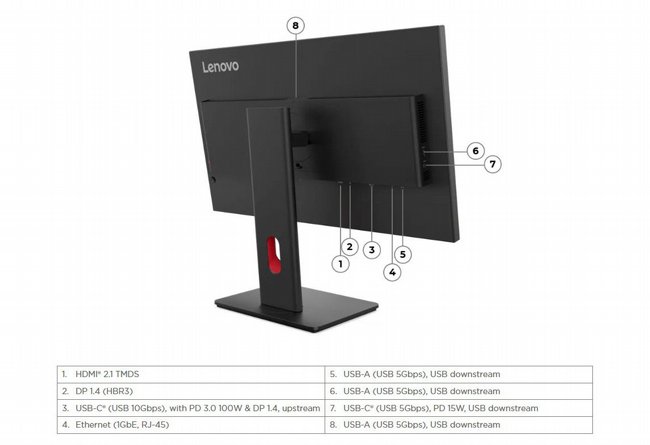 ��� ����� 27 ���� Lenovo T27UD-40 Monitor 64AFGAT2IS
