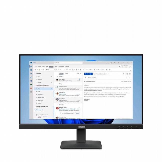 ��� ����� 24 ���� Lenovo ThinkVision S24-4e FHD IPS monitor 64B5KAT1IS