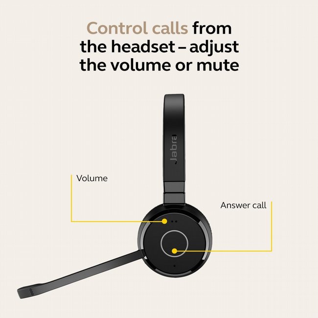 ������� �������� Jabra Evolve 65 TE Link 390a MS Stereo Headset 6699-833-309