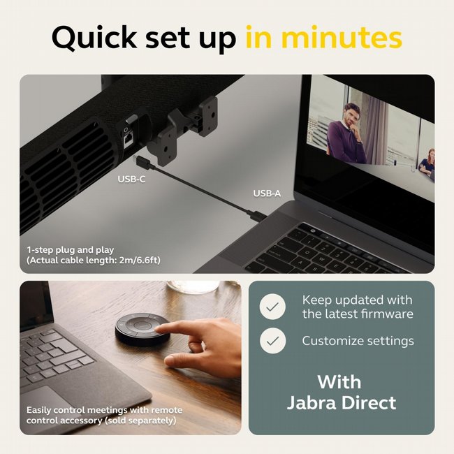 ����� ����� ������� ���� ������ JABRA PANACAST 50 BLACK 8200-231