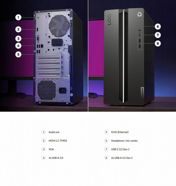 ���� ���� ������� ����� Lenovo LOQ Tower 17IRR9 90X000FMYS