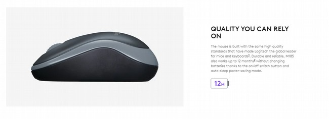 Logitech Wireless Mouse M185 