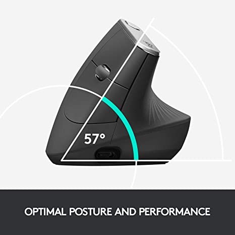 ���� �������� ������� ������ LOGITECH MX VERTICAL ERGONOMIC GRAPHITE 