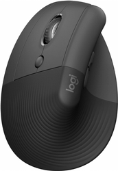 עכבר ארגונומי LOGITECH LIFT VERTICAL ERGONOMIC GRAPHITE BLACK LEFT עכבר ארגונומי LOGITECH LIFT VERTICAL ERGONOMIC GRAPHITE BLACK LEFT