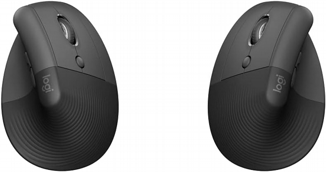 ���� �������� LOGITECH LIFT VERTICAL ERGONOMIC GRAPHITE BLACK LEFT