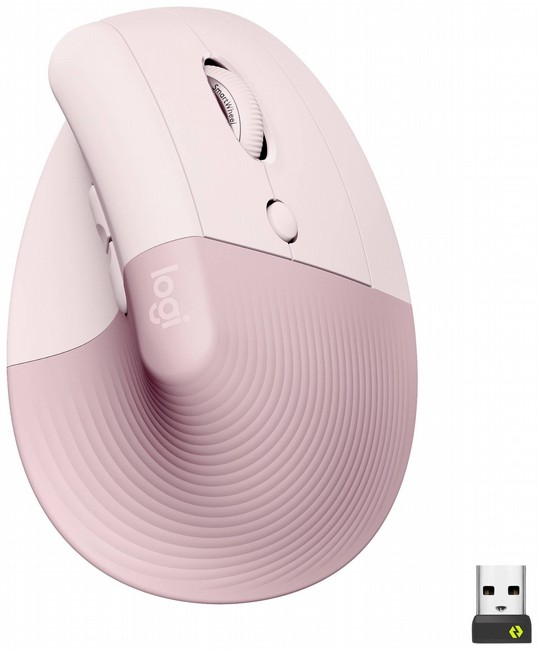 ���� �������� ���� ������� ������ LOGITECH LIFT VERTICAL ERGONOMIC ROSE