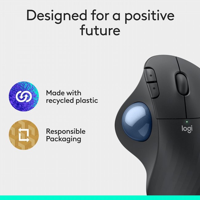���� ������ �������� ������ Logitech Ergo M575S Wireless Trackball Graphite 91000-702-90