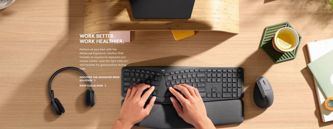 ����� ������� ������ LOGITECH K860 ERGO 92001-010-80