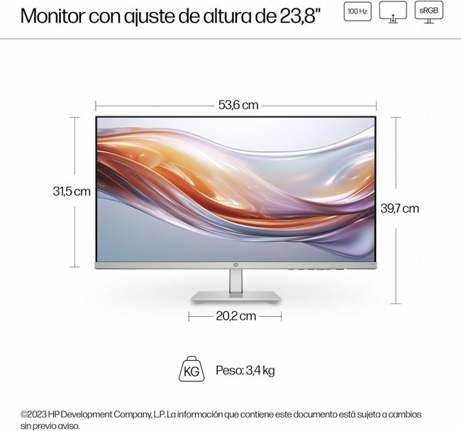 ��� 24 ���� HP Series 5 23.8 inch FHD Height Adjust Monitor 524sh 94C19AA