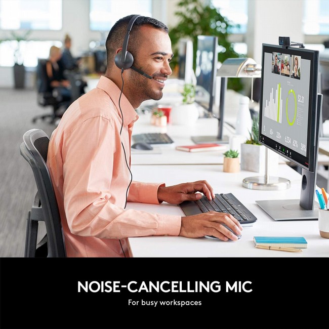 ������� ������ ������ Logitech USB Headset H340