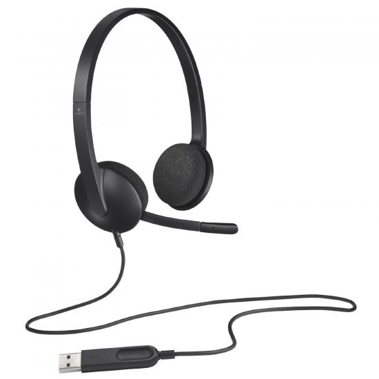 ������� ������ ������ Logitech USB Headset H340