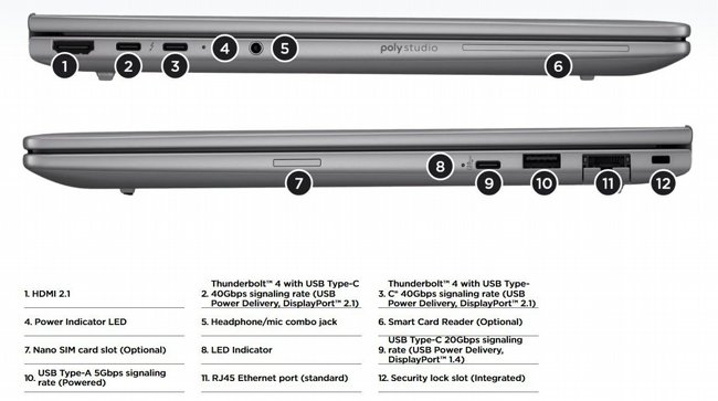 ���� HP ZBook 8 G1i A3ZT0ET