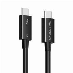 כבל CableTime Thunderbolt 5 Cable 240W כבל CableTime Thunderbolt 5 Cable 240W