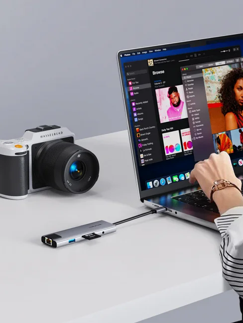 ���� CABLETIME USB-C TO 9-IN-1 CT-HBP3-AG9