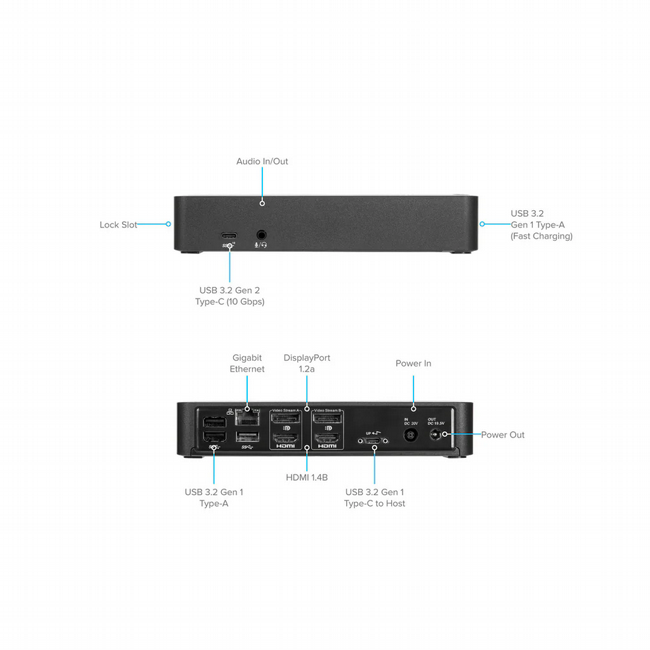 ���� ����� Targus USB-C Universal DV4K Docking Station 