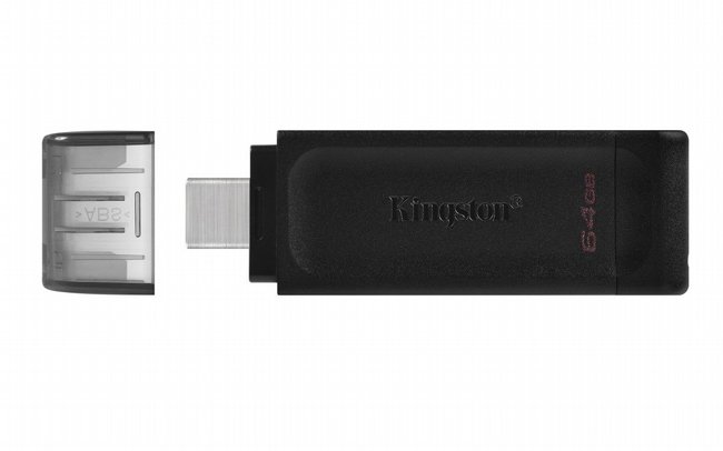 ���� ��� �� Kingston DataTraveler 70 USB-C Flash Drive 64GB