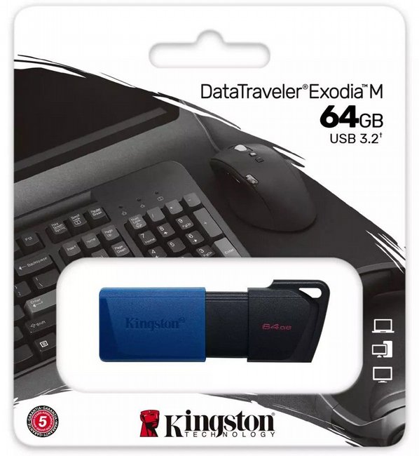���� ��� �� Kingston DataTraveler Exodia M 64GB USB3.2 
