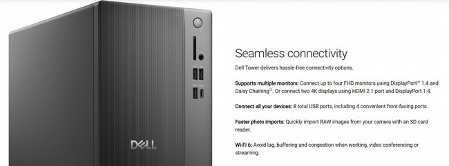 ���� ���� �� Dell Tower Desktop ECT1250-5773 + IN-RD33-16372 