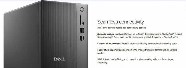 ���� ���� �� Dell Tower Desktop ECT1250-7071 *��� ����� �����*