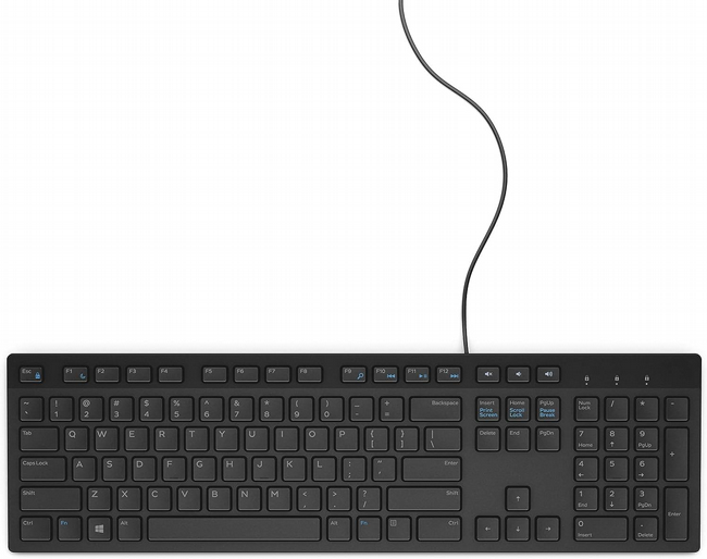 ����� ��������� ����� DELL KEYBOARD KB216-BK-HEB 