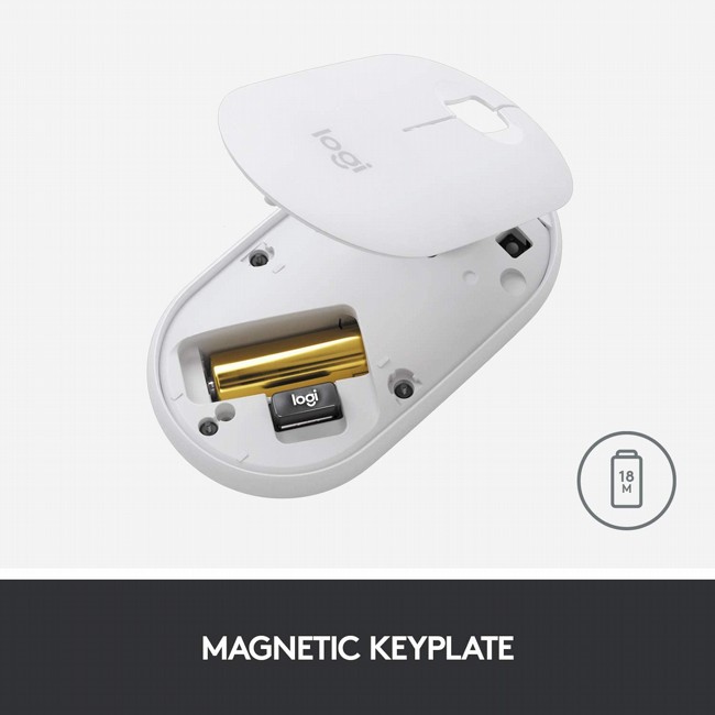 ���� ������ ������ ����� - LOGITECH M350 PEBBLE WIRELESS MOUSE 