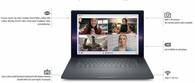 ���� ���� �� ��� ��� ������� Dell Pro Max 16 Premium MA16250-8661