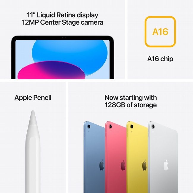 ����� iPad 11" (2025) Wi-Fi 256GB SILVER MD4G4KN/A