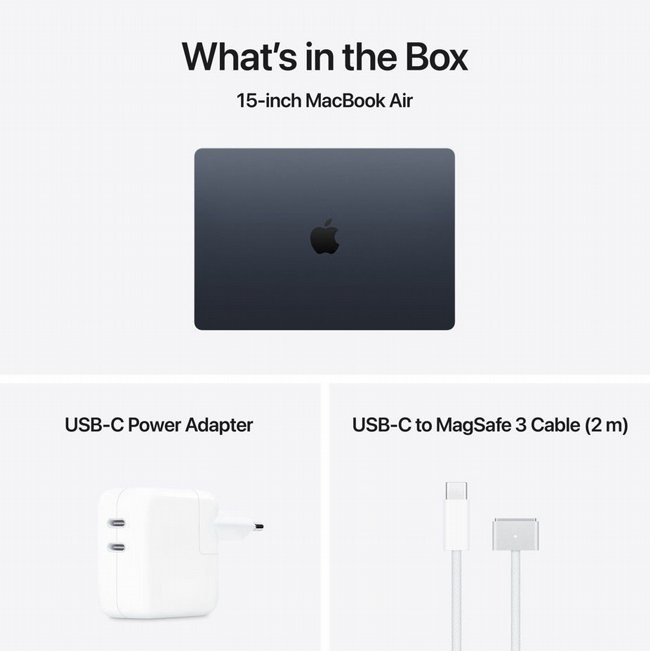 ����� ���� MacBook Air 13" (2026) M5 Midnight MDHE4HB/A