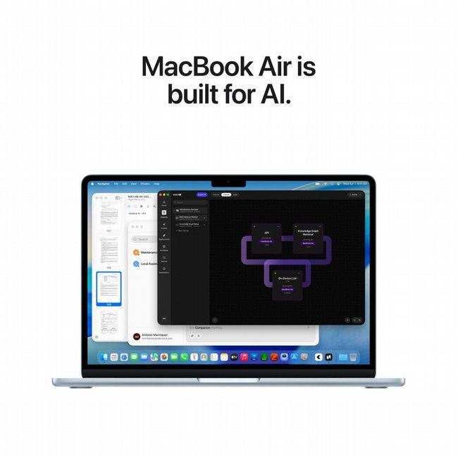 ����� ���� MacBook Air 15" (2026) M5 Sky Blue MDVQ4HB/A