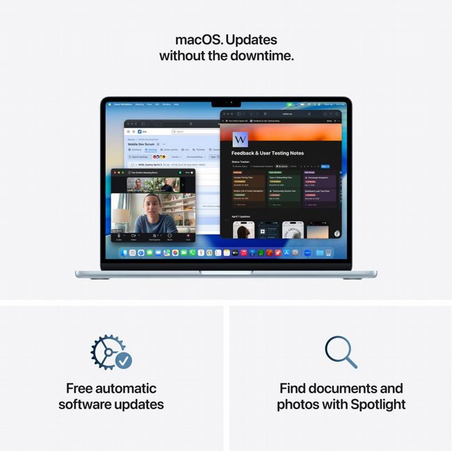 ����� ���� MacBook Air 15" (2026) M5 Sky Blue MDVQ4HB/A