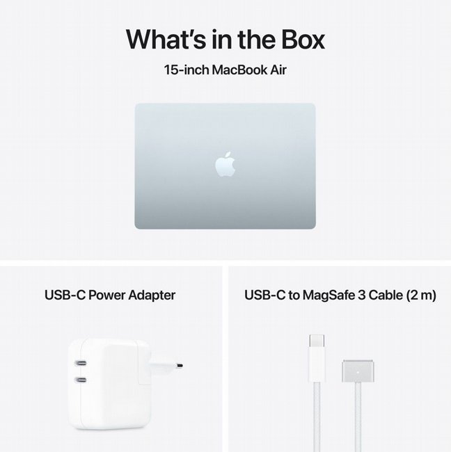 ����� ���� MacBook Air 15" (2026) M5 Sky Blue MDVU4HB/A
