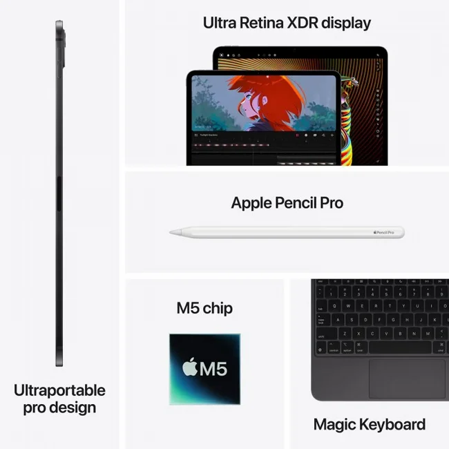 ����� ��� Apple iPad Pro 13" (2025) M5 Wi?Fi 256GB MDYJ4KN/A