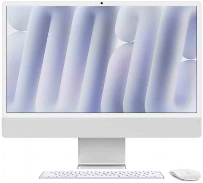 ����� 24" iMac 24" (2024) M4 4.5K 10C CPU/16GB/512GB NVME/10C GPU SILVER MWUV3HB/A