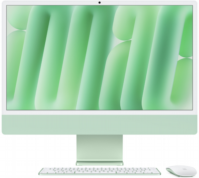 ����� 24" iMac 24" (2024) M4 4.5K 10C CPU/16GB/256GB NVME/10C GPU GREEN MWUY3HB/A