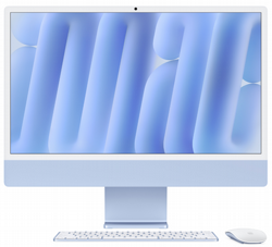 איימק 24" iMac 24" (2024) M4 4.5K 10C CPU/16GB/256GB NVME/10C GPU BLUE MWV13HB/A איימק 24" iMac 24" (2024) M4 4.5K 10C CPU/16GB/256GB NVME/10C GPU BLUE MWV13HB/A