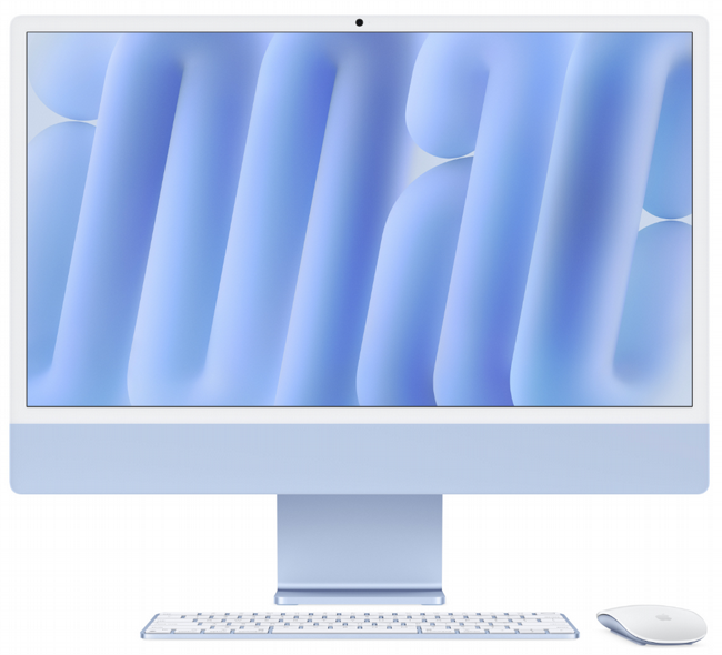 ����� 24" iMac 24" (2024) M4 4.5K 10C CPU/16GB/512GB NVME/10C GPU BLUE MWV33HB/A