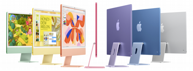 ����� 24" iMac 24" (2024) M4 4.5K 10C CPU/16GB/256GB NVME/10C GPU PURPLE MWV63HB/A