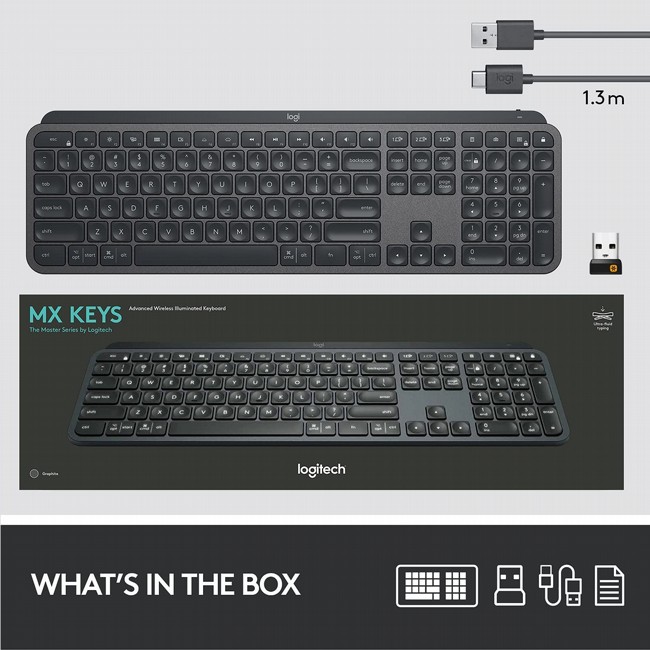 ����� ������� ������ LOGITECH MX KEYS S FOR MAC 92001-163-70