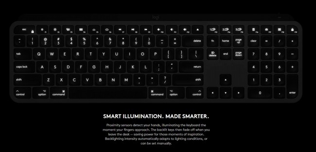 ����� ������� ������ LOGITECH MX KEYS S FOR MAC 92001-163-70