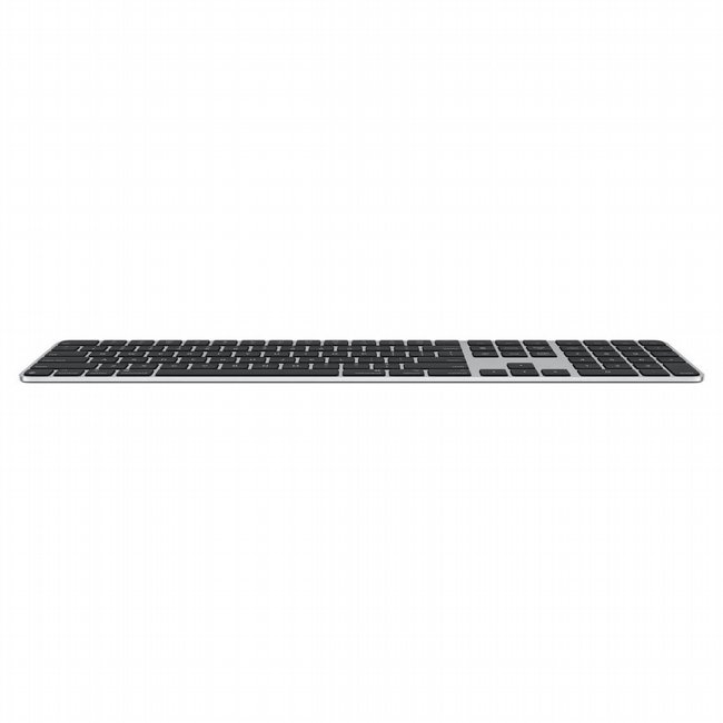 ����� ������ �� ����� ���� ��� APPLE MAGIC KEYBOARD (2024) TOUCH ID BLACK NUMERIC MXK83HB/A