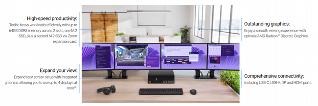 ���� ���� �� ��� Dell Pro Slim Desktop QCS1250 OP-RD33-16154 