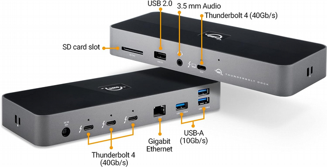 ���� ����� OWC THUNDERBOLT 4 DOCK OWCTB4DOCK 